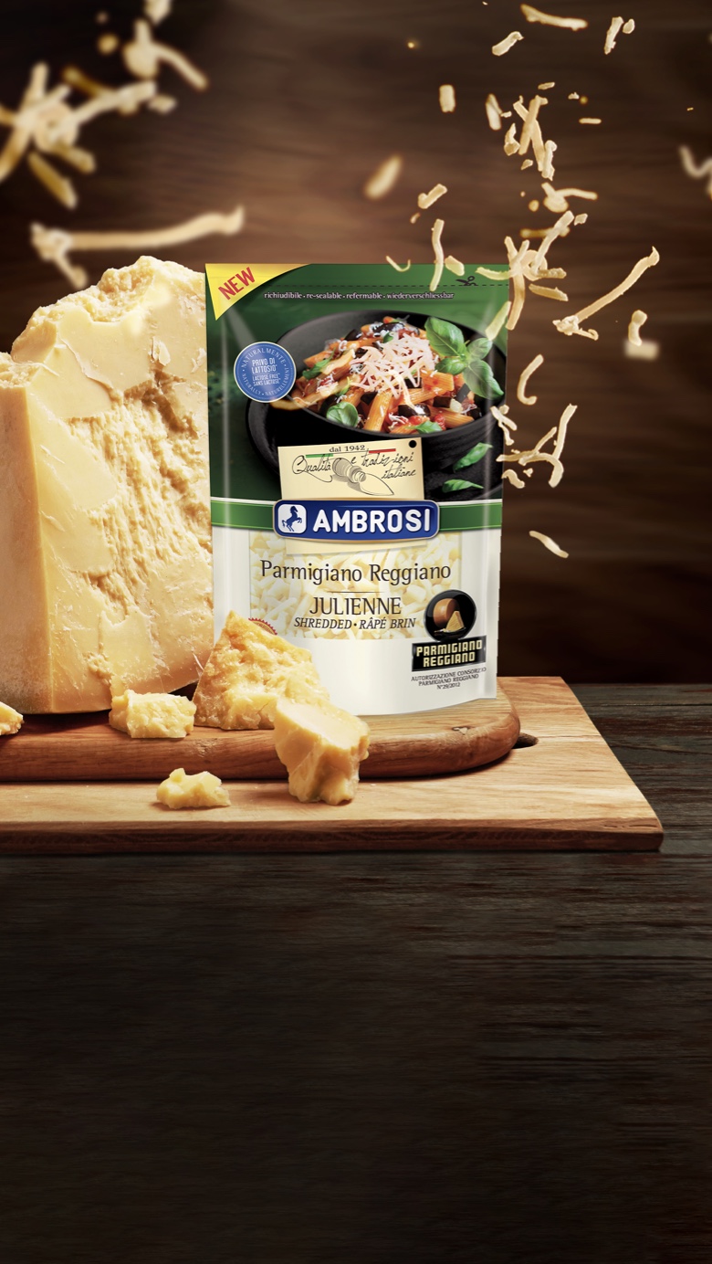 Ambrosi presents the new Parmigiano Reggiano Julienne